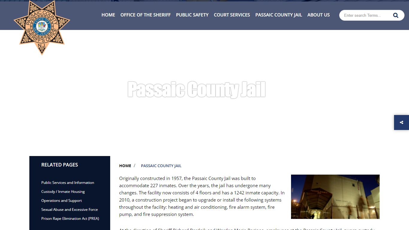 Passaic County Sheriff s Office